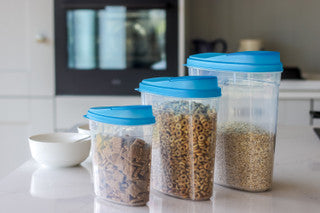 KitchenCraft 3-Piece Plastic Dry Good Storage Container Set