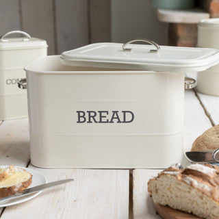 KC Living Nostalgia Antique Cream Bread Bin