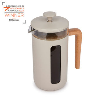 KC La Cafetière Pisa 8-Cup Cafetiere, Latte