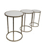 Mindy Brownes Marble Top Nest of 3 Tables