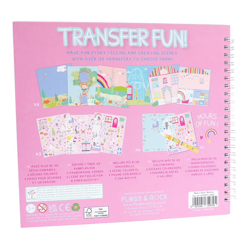 Floss & Rock Transfers Rainbow Fairy