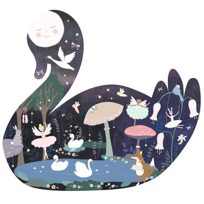 Floss & Rock 40pc Enchanted Swan Jigsaw