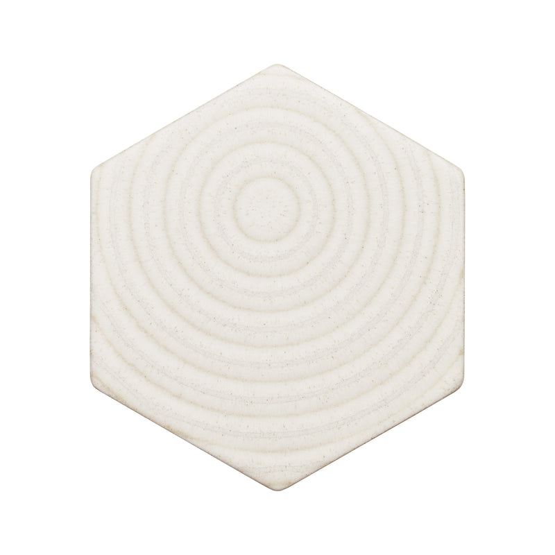 Denby Impression Cream Spiral Tile