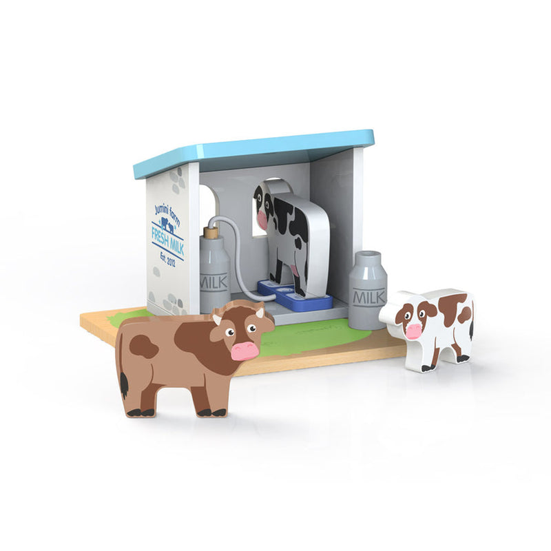 Inside Out Toys Farm Milking Parlour Set
