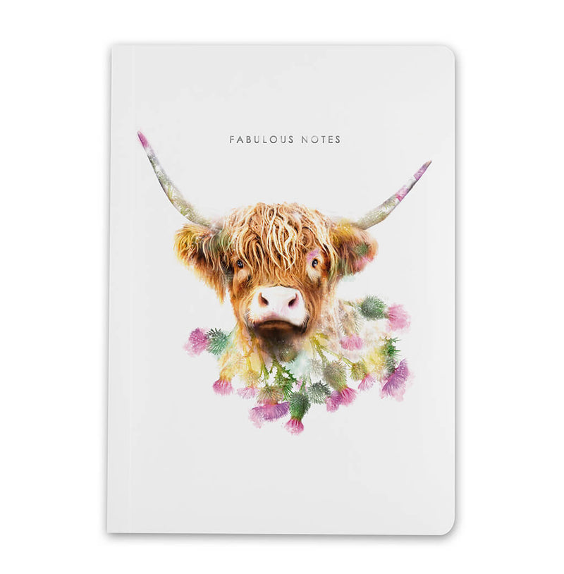Lola Designs - HIGHLAND COW LUXURY NOTEBOOK