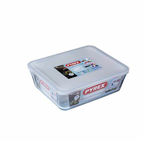 Pyrex Cook & Freeze Rect Dish 4L + Lid