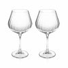 Tipperary Crystal Ripple set of 2 Gin Glasses