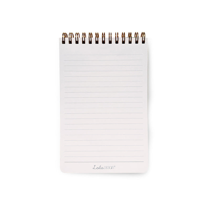 Lola Designs - BLUE TIT REPORTER NOTEPAD WITH ELASTIC CLOSURE
Regular price