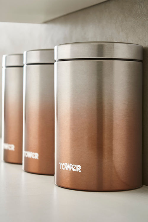Tower Ombre 3 piece canister set