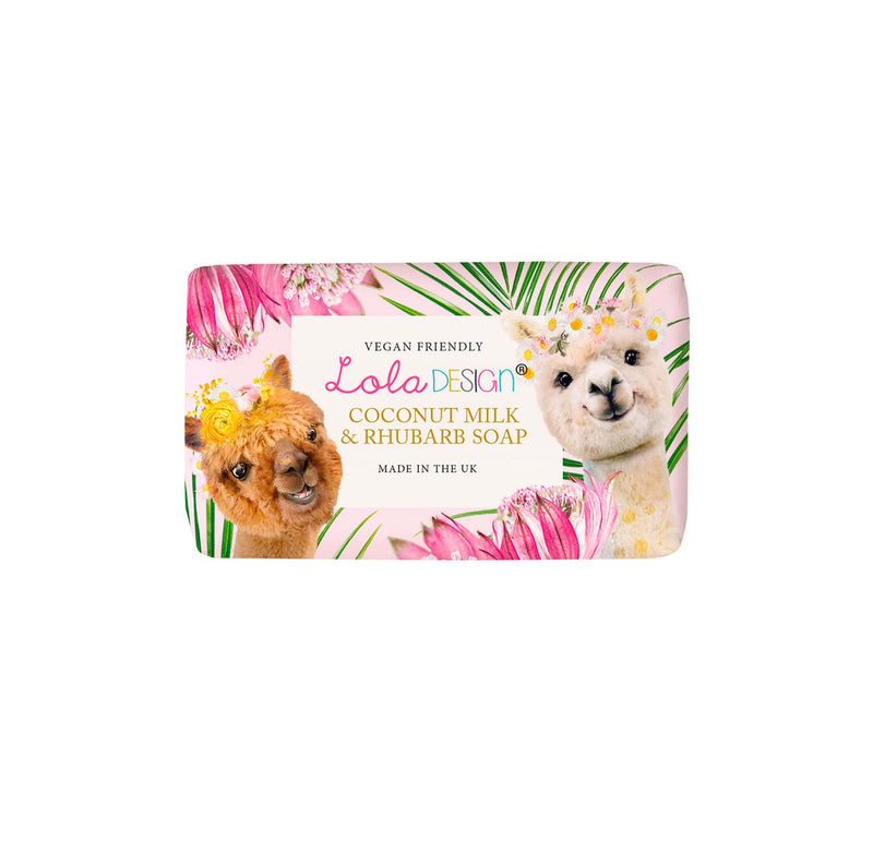 Lola Designs Soap - Alpaca Coconut milk & rhubarb
