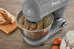 Swan 800W Retro Stand Mixer Grey 4lt