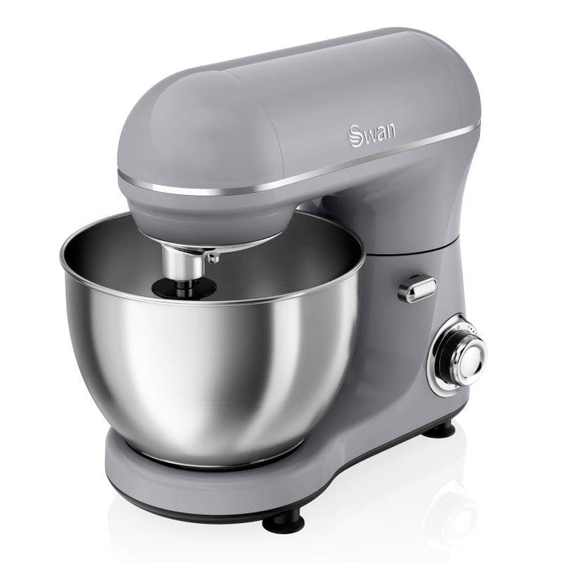 Swan 800W Retro Stand Mixer Grey 4lt