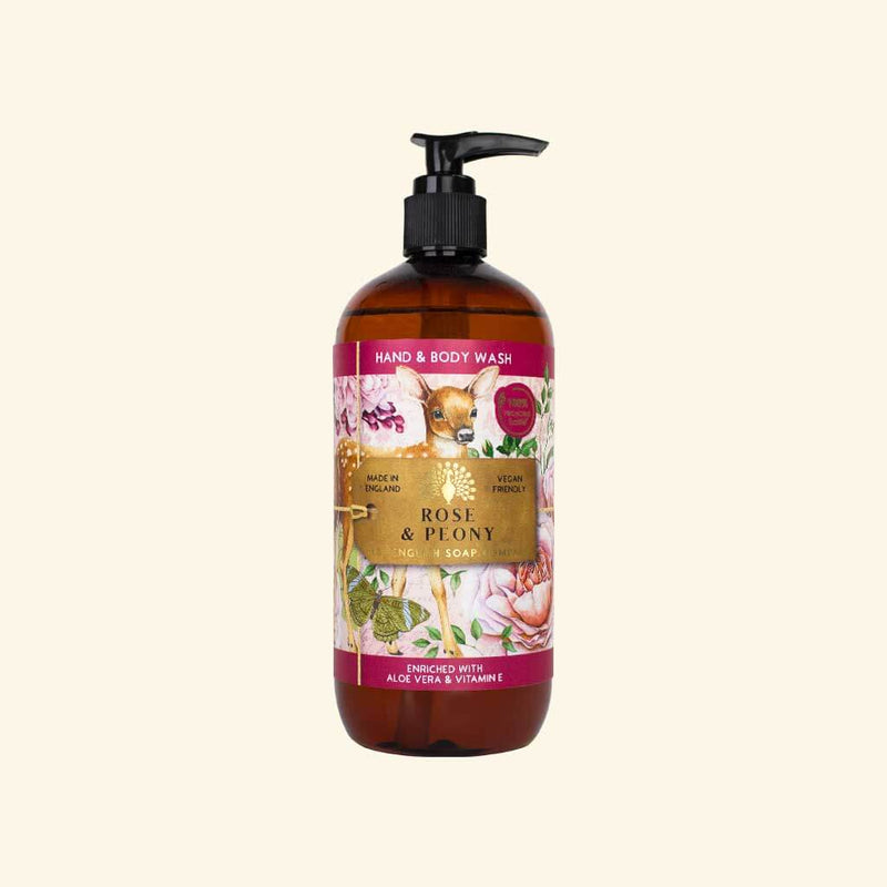English Soap Company Rose and Peony Hand and Body Wash