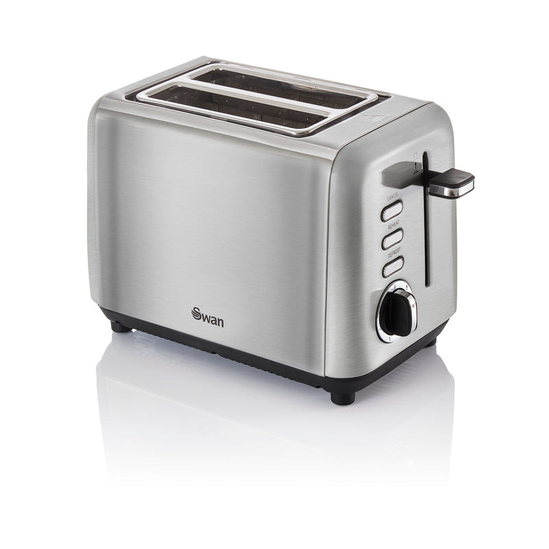 Swan Townhouse 2 Slice Toaster Grey