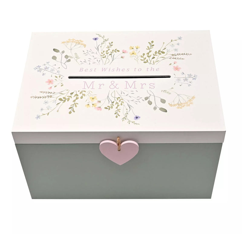 WID Love Story Wildflower Wedding Card Box