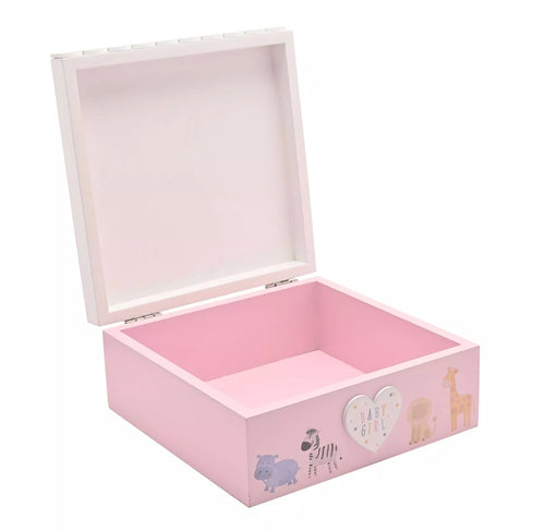 WID Petit Cheri Giraffee Keepsake Box - Baby Girl