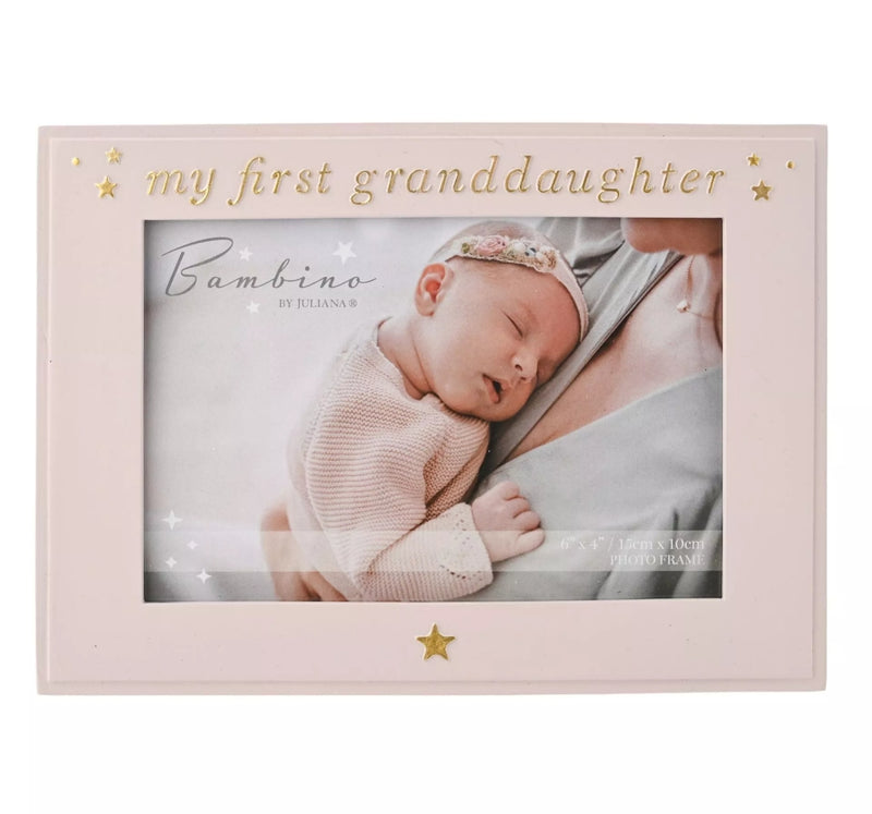 WID Bambino 'My First Granddaughter' Photo Frame 6" x 4"