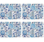 Cath Kidston Strawberry Garden Set of 4 Blue Cork Backed Placemats