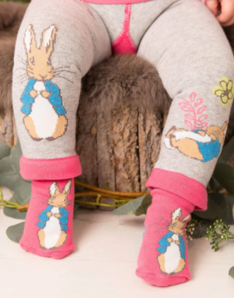 Blade and rose peter rabbit floral socks 6-12 months