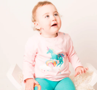 Blade and Rose Flying Unicorn Top - 3-4 Years
