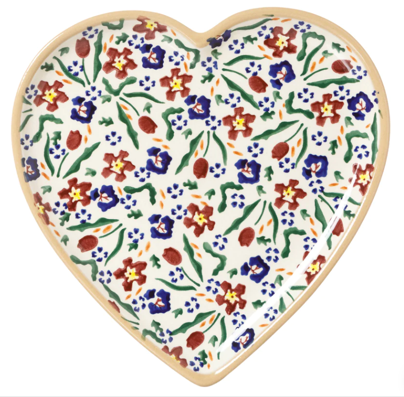 Nicholas Mosse Wildflower Tiny heart plate