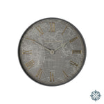 Tara BAKER AND BROWN ATLAS CLOCK GREY 50CM