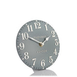 Thomas Kent 6 Arabic Mantel clock flax blue
