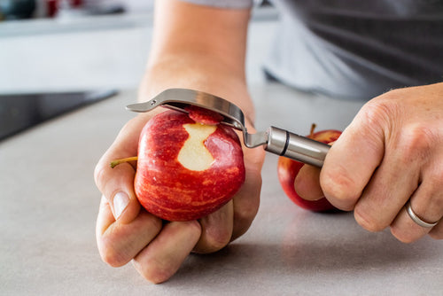 Kitchen Craft Oval Handled Professional Stainless Steel Swivel Peeler