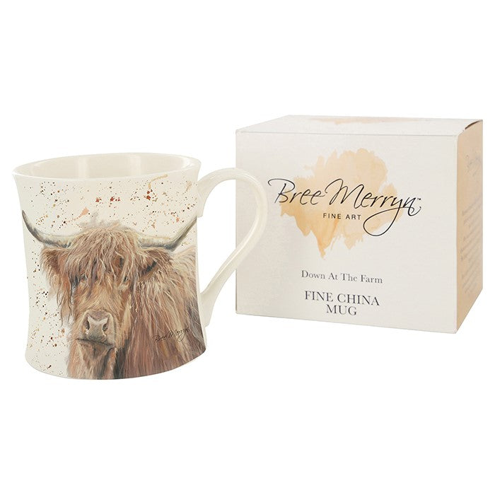 JD Bree Merryn Bonny Highland Cow Mug