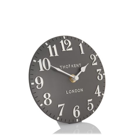 Thomas Kent 6" Arabic Mantel Clock Dolphin