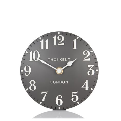 Thomas Kent 6" Arabic Mantel Clock Dolphin