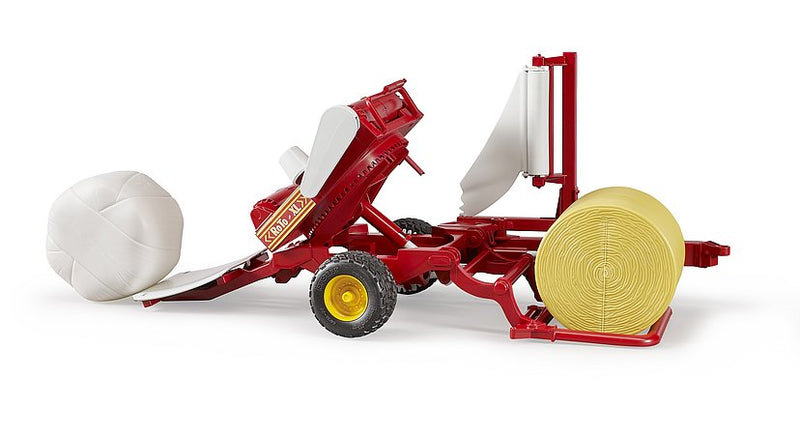 BRUDER ROUND BALE WRAPPER & BALES