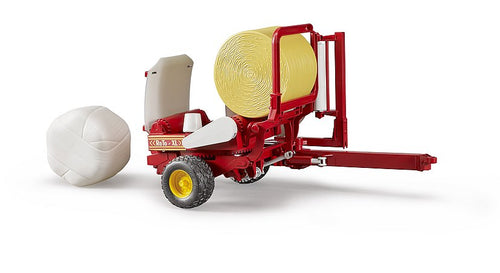 BRUDER ROUND BALE WRAPPER & BALES