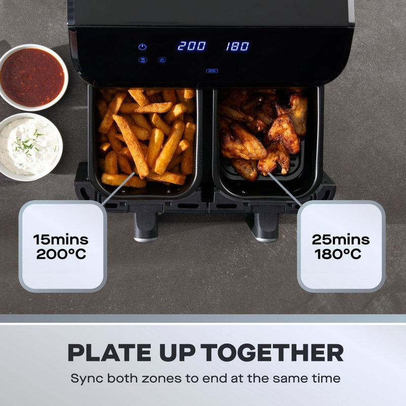 Daewoo 9L Digital Double Drawer Air Fryer