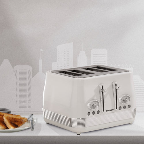 Daewoo Baltimore / Denver 4 Slice Toaster Buttermilk