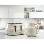 Daewoo Sienna 4 Slice  Toaster Cream