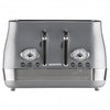 Daewoo Denver 4 Slice Toaster Smoked Grey