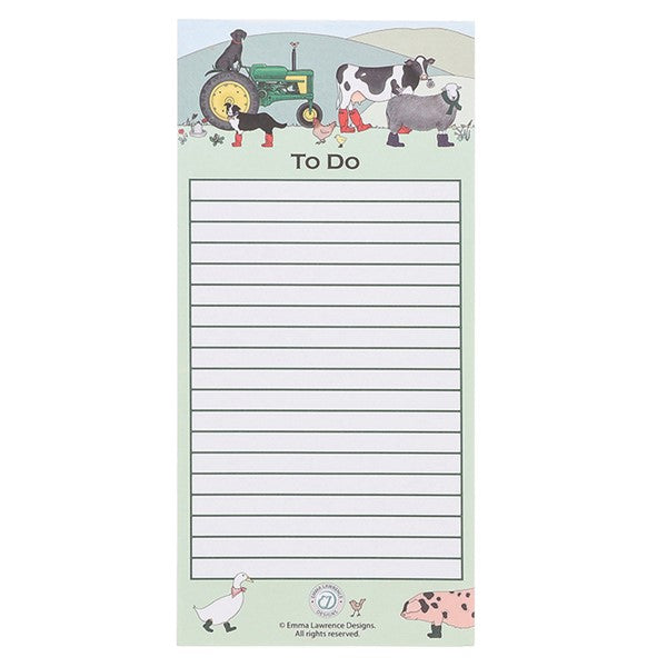 JD Emma Lawrence Field & Farm To Do List
