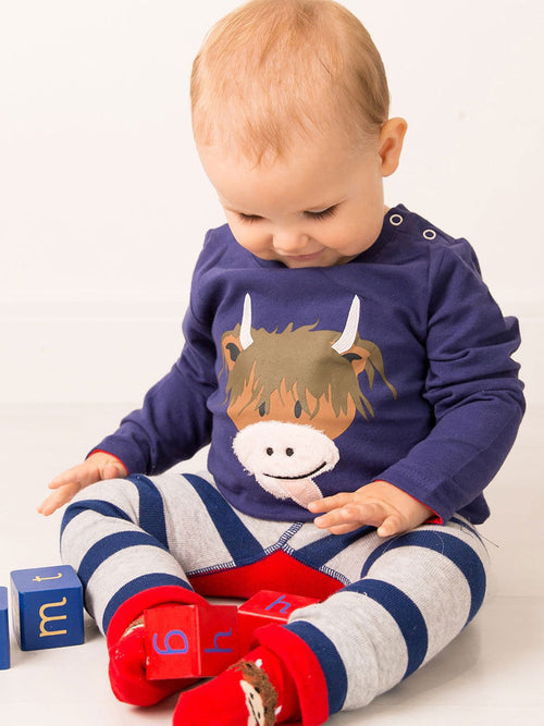 Blade and Rose Hamish Highland Cow Top - 1-2 Years