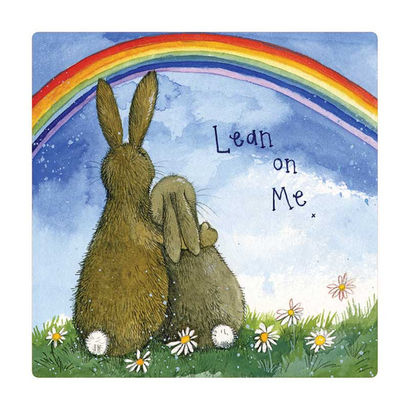 Alex Clark Lean on Me Fridge Magnet