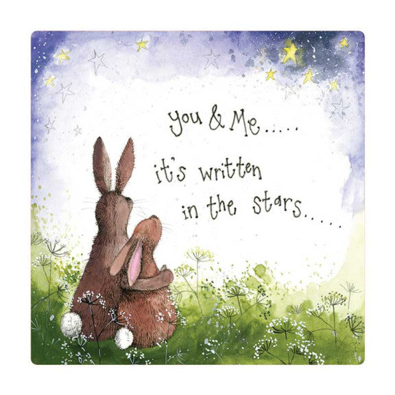 Alex Clark You, Me and the Starlight Rabbit Fridge Magnet