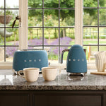 Smeg Kettle in Matte Storm Blue