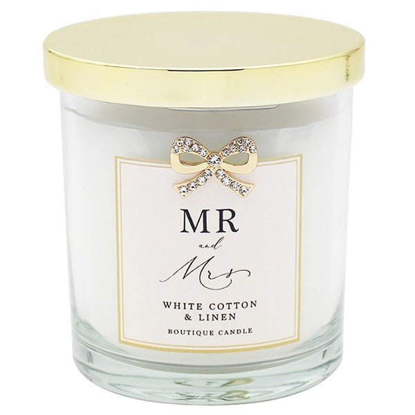 JD Madelaine by Heart Design Candle Mr & Mrs