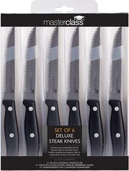 KC Masterclass Steak Knife set of 6 Stainless Steel