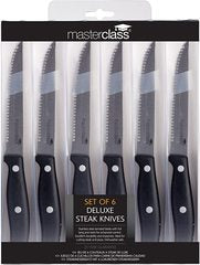 KC MC Steak Knife set of 6 Stainless Steel
