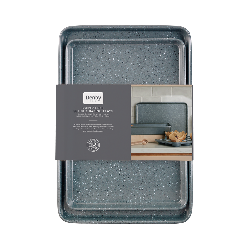 Denby Denby Eclipse Finish Set Of 2 Baking Sheets