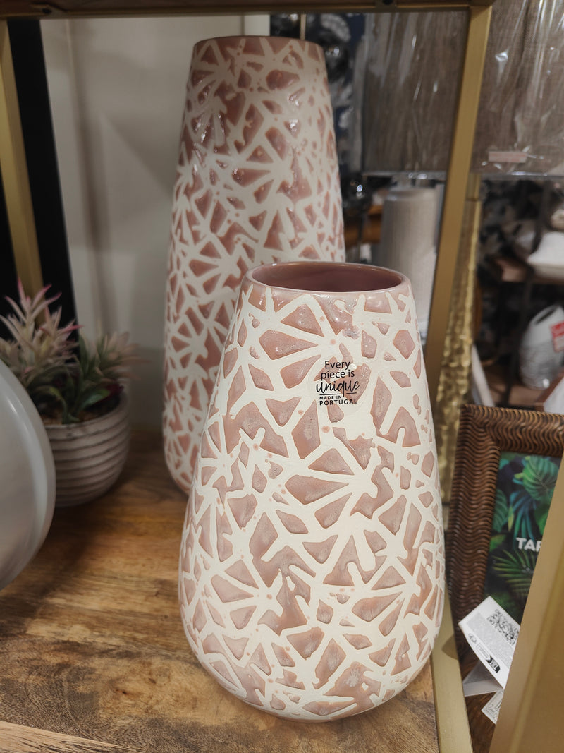 Kae Vase Earthenware Reactive Terra Brown