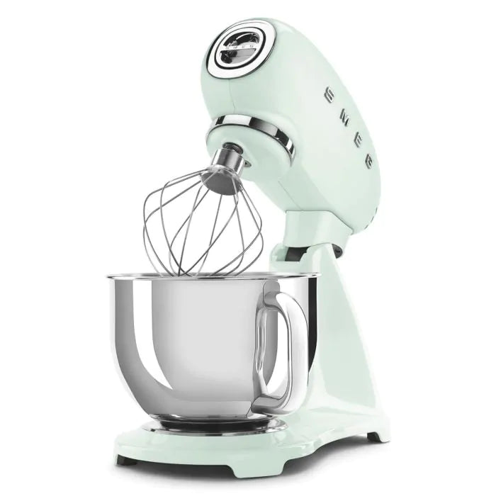Smeg Retro Design Stand Mixer in Pastel Green