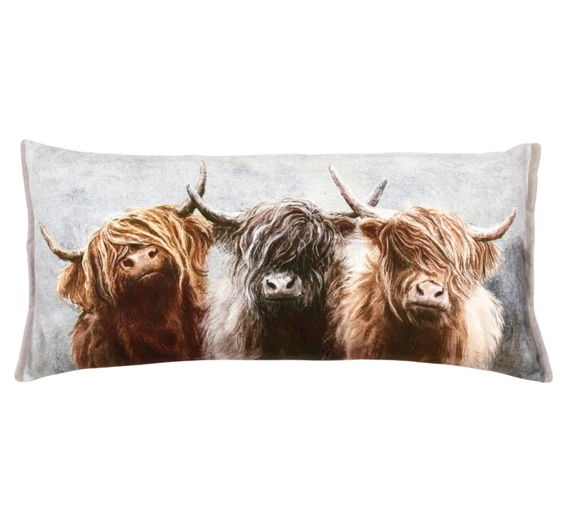 Gallery Highland Cow Trio Cushion