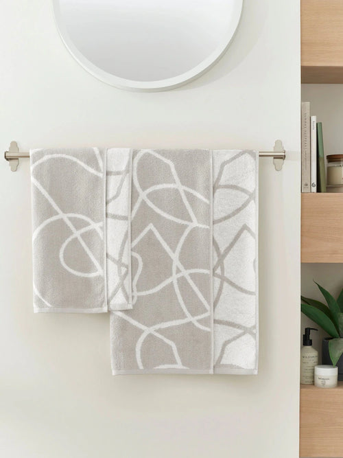 Copenhagen Home Set of 3 Pablo 100% Organic Cotton Towel Bundle Clay